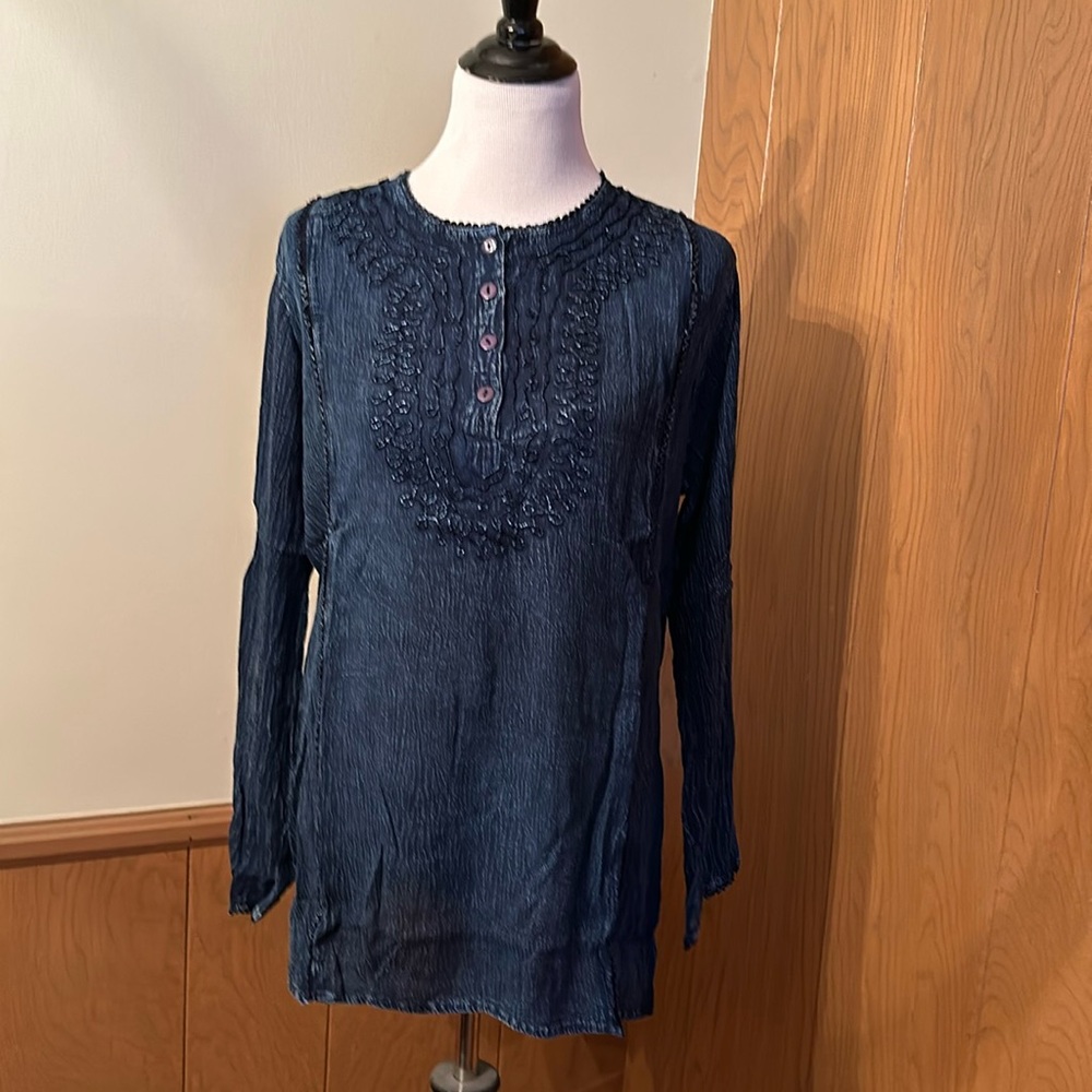 Beautiful denim colored shirt